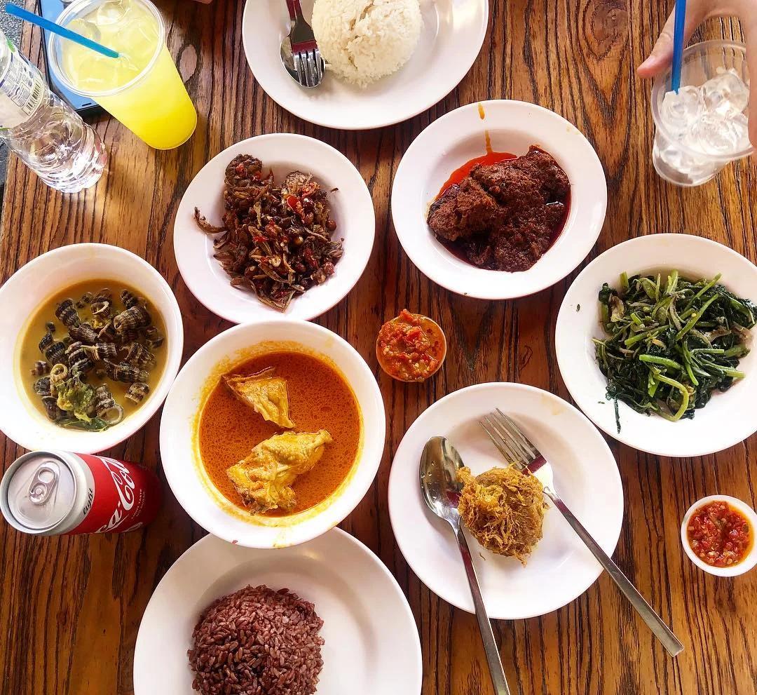Side dishes from Rumah Makan Minang