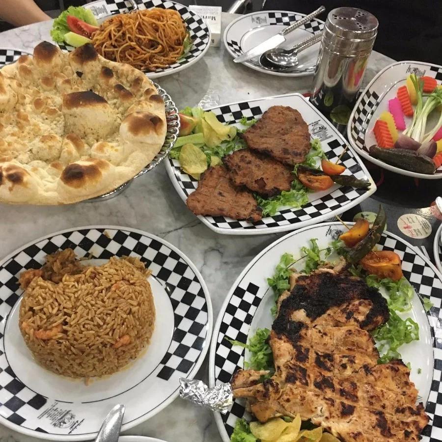 Indian and Arabic cuisine