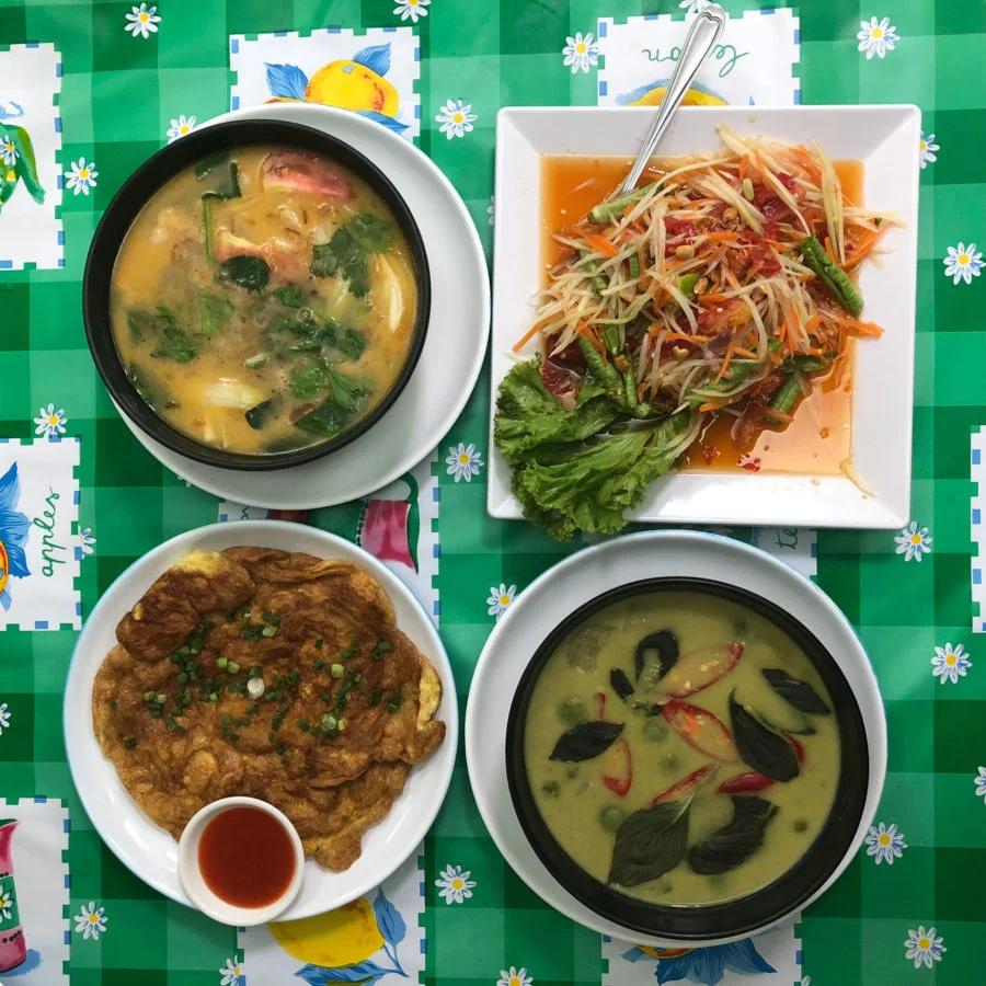 Tom Yum and other dishes