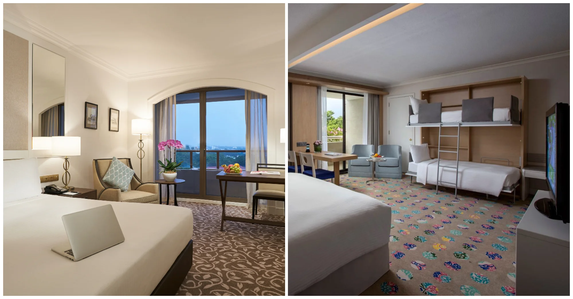 Singapore family hotels connecting rooms