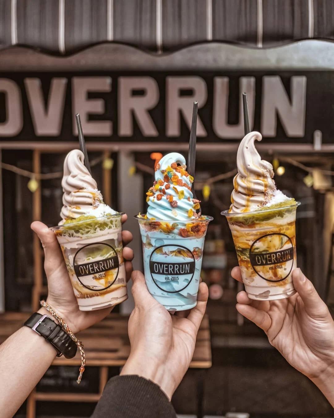 Ice-creams from Overrun