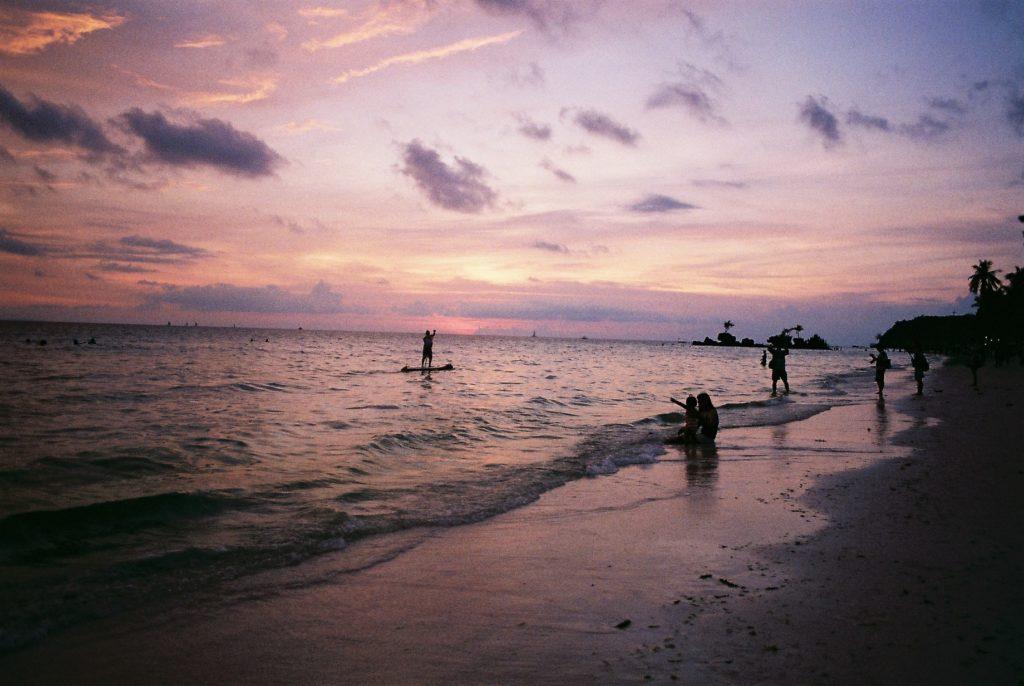 Boracay paddle-pop sunset
