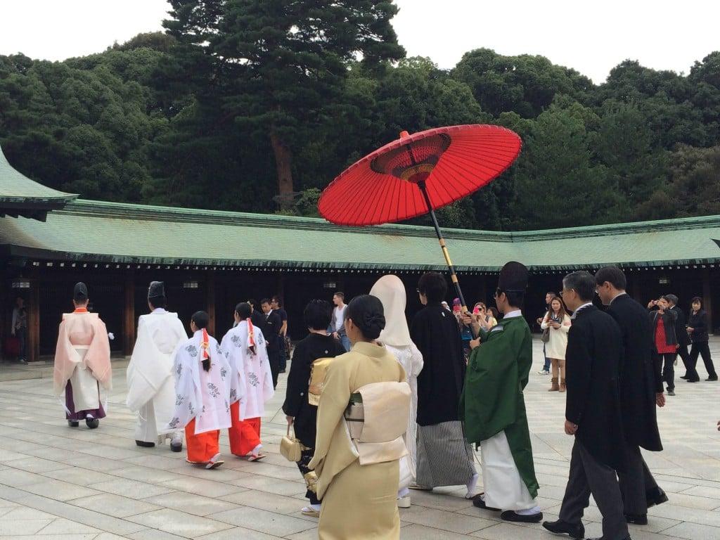 Meiji Shrine Wedding Procession (1)