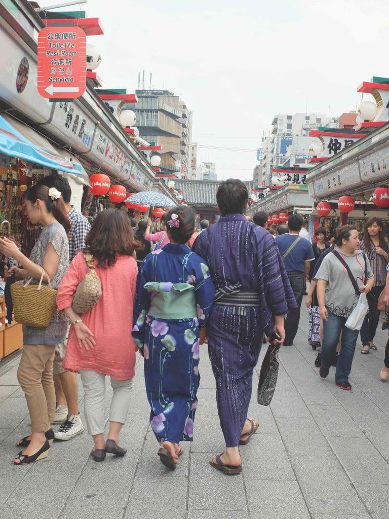 Sensoji Temple Kimono Rental Male Female Tokyo