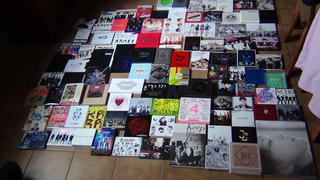 13- kpop cd collection