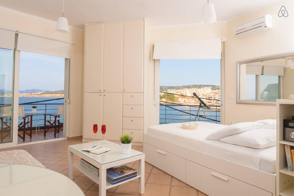 Greece Crete sea view studio apartment