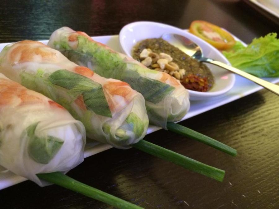 Go for fresh spring rolls instead of fried ones