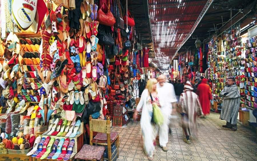 2 - Find your way through the labyrinth of Marrakechs famous souks Morocco