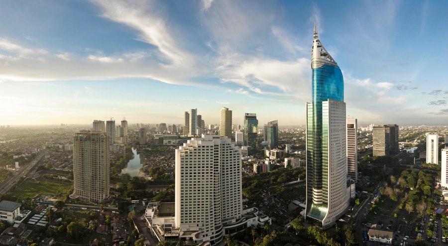 Bustling city of Jakarta 