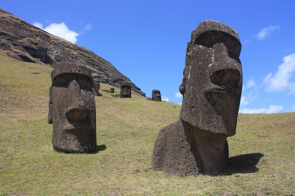Easter Island Moai close up