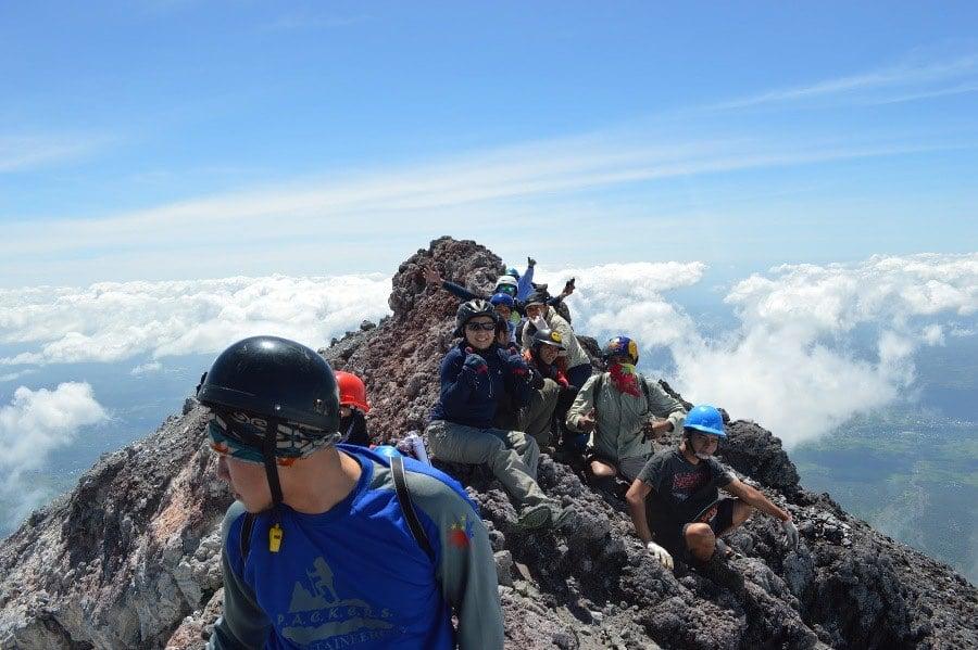 2 - Aint no mountain high for these thrill seekers at Mayon Volcano Volcano Mountaineering