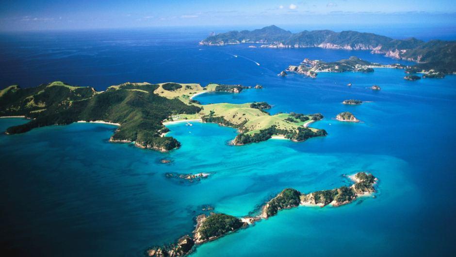 Bird’s eye view of the Bay of Islands 