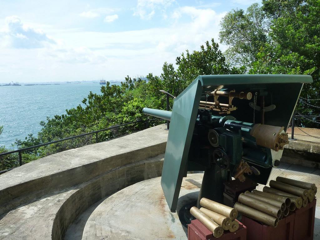 The big guns of Fort Siloso