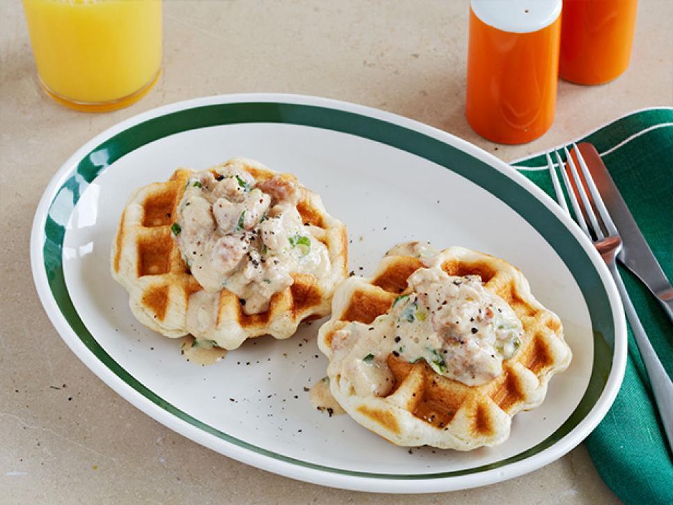waffle biscuit and gravy