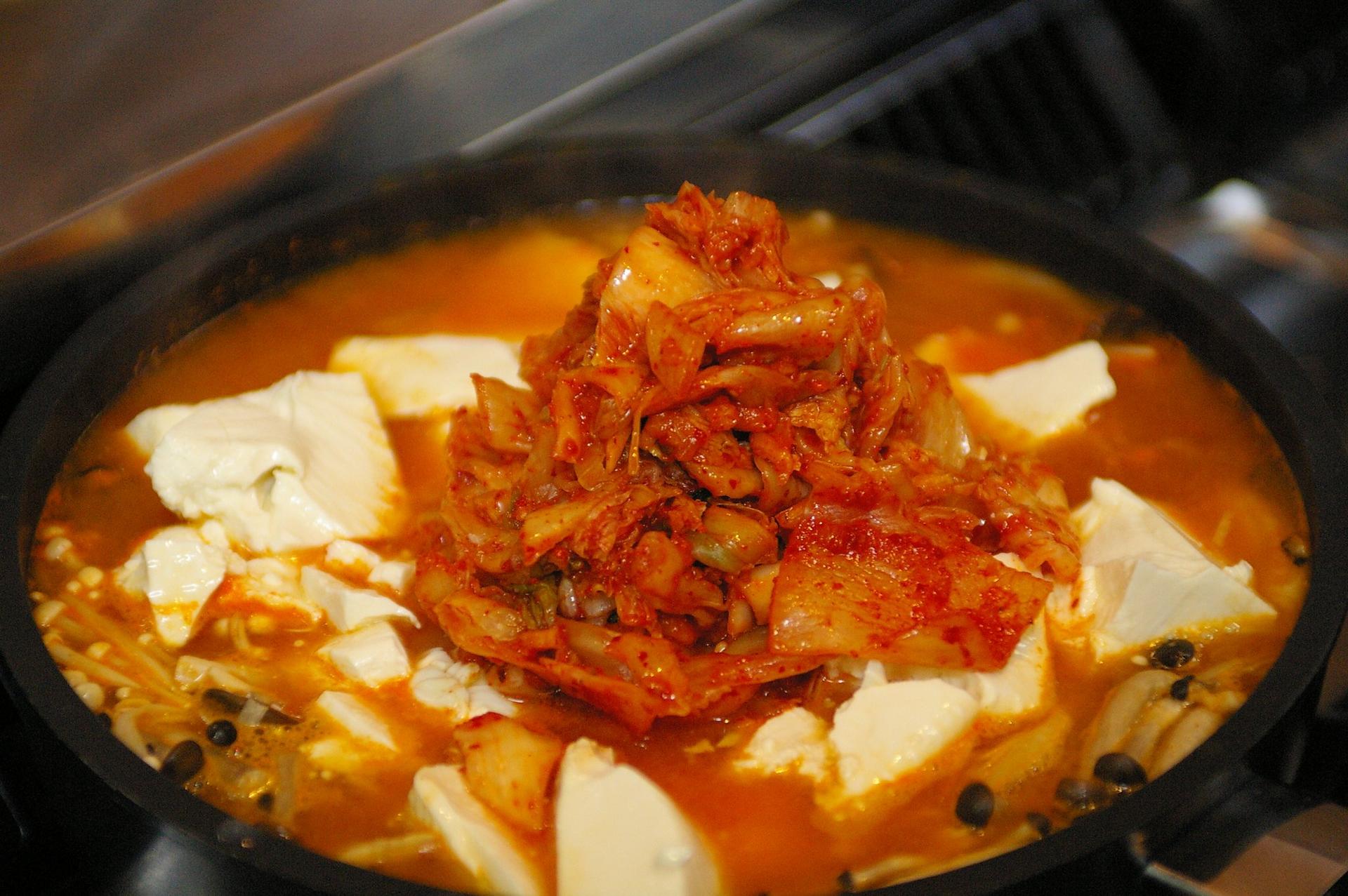 makanan khas korea sundubu jjigae