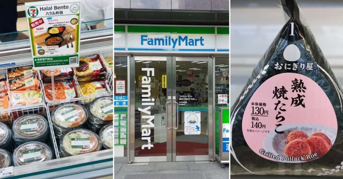 halal food in family mart japan